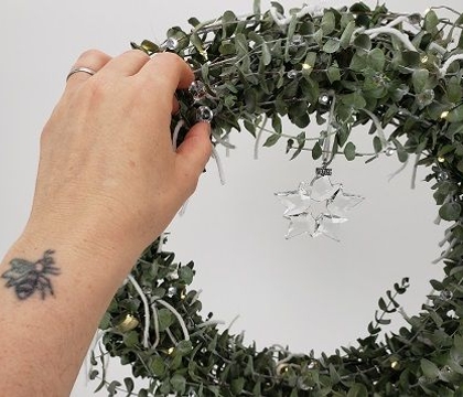 A Happy, Merry, Jolly  (easy as that!) Eucalyptus Christmas wreath