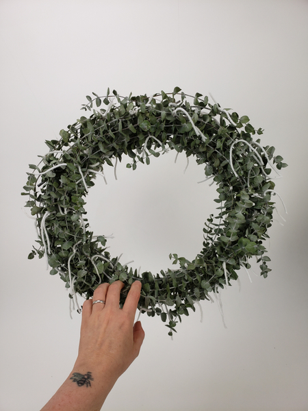 Your wreath is now ready to decorate