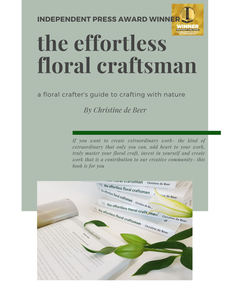 Page 11 profile of the effortless floral craftsman by Christine de Beer