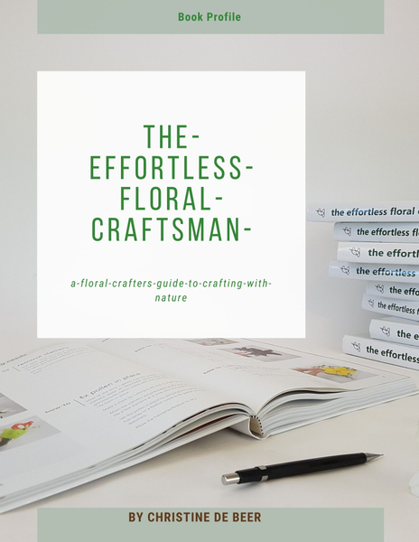 Page one profile of the effortless floral craftsman by Christine de Beer