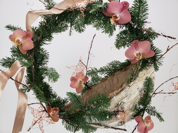 Diy gift Christmas wreath to make yourself