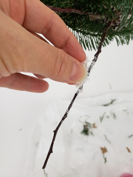 Glue in some artificial snow