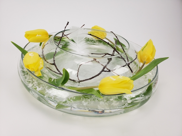 Hope Bubble flower arrangement by designer Christine de Beer