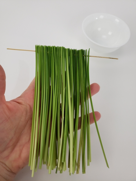 Creating a stacked grass armature to fan out