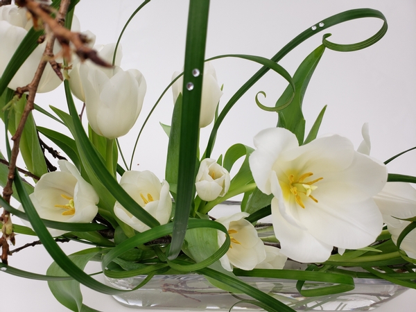 Celebrate spring with a beautifully arranged bunch of flowers