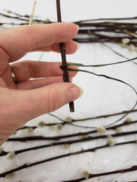 Tutorials - Catch Blossom Petals in a Pussy Willow tray basket