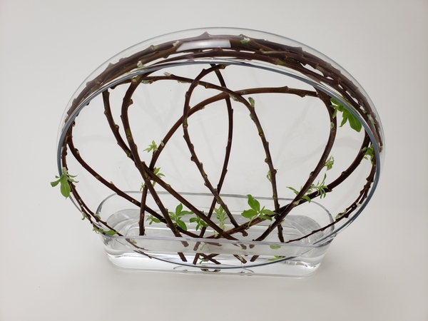 How to manipulate twigs for flower arrangements