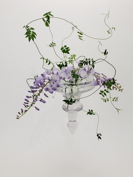 But of course flower arrangement by Christine de Beer