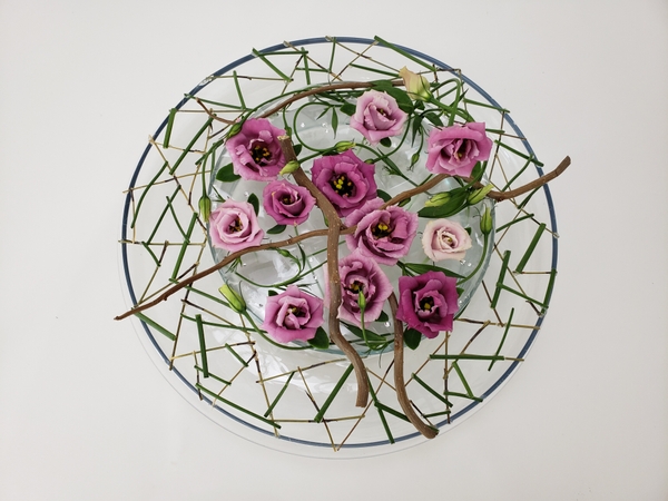 A bit special flower arrangement by Christine de Beer