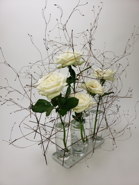 Minimal floral design diy styling