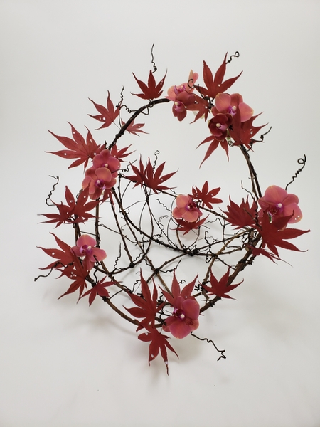 A good measure of Autumn twig basket by Christine de Beer