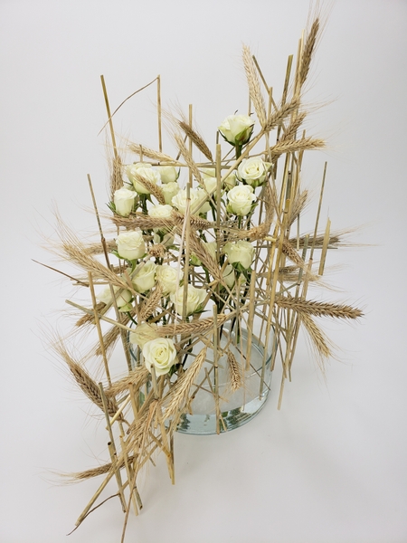 Clear Sailing floral art design by Christine de Beer