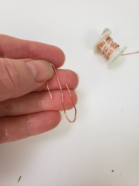 Curve your wire into a hook Curve your wire into a hook