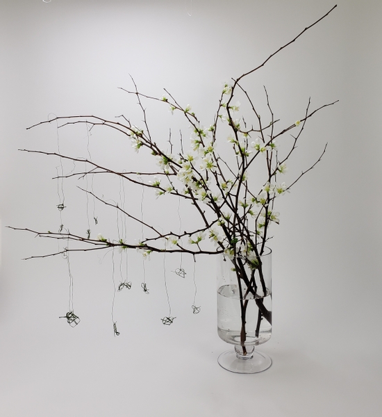 Hang some heart knots in blossom branches to celebrate the early signs of spring Hang some heart knots in blossom branches to celebrate the early signs of spring