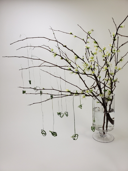 Quince blossom branches for flower arranging Quince blossom branches for flower arranging