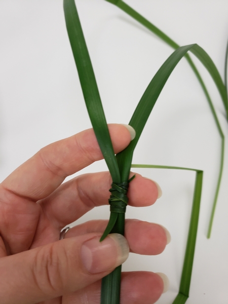 Slip a new blade of grass through the knot Slip a new blade of grass through the knot
