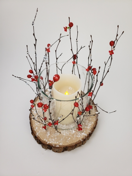 Let it floral arrangement by Christine de Beer