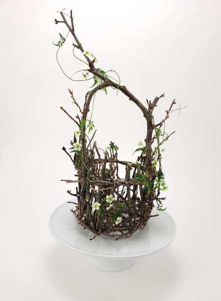 Ish Spring floral basket by Christine de Beer