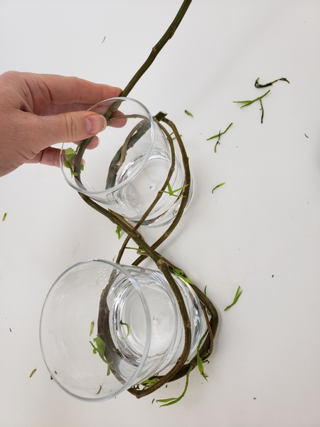 Weave this willow stem into a figure eight
