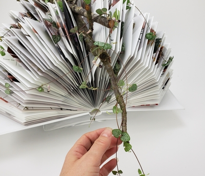 Traditional book folding craft technique turned into an armature… with a me twist