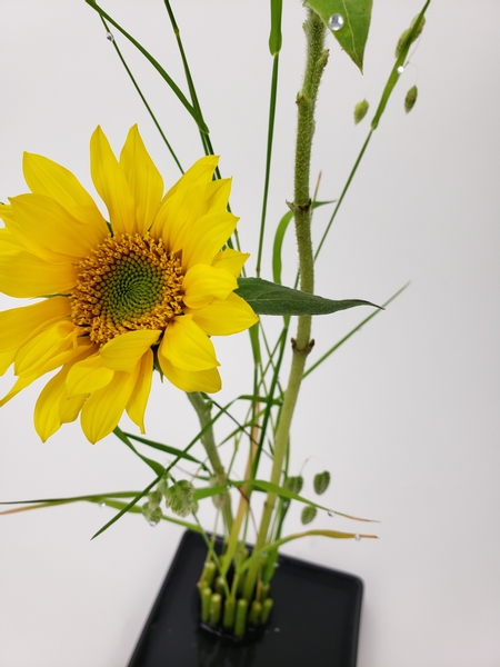 Sunflower floral arrangement for late summer