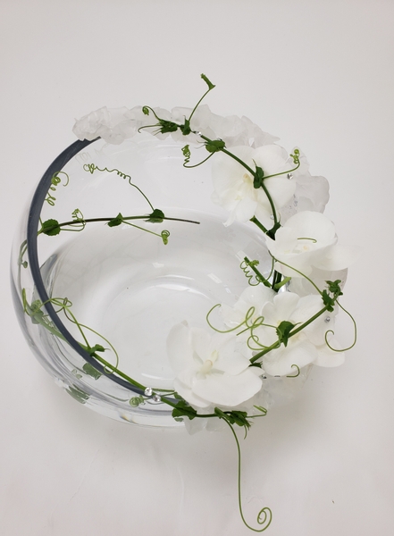 Surround and Sound floral arrangement by Christine de Beer