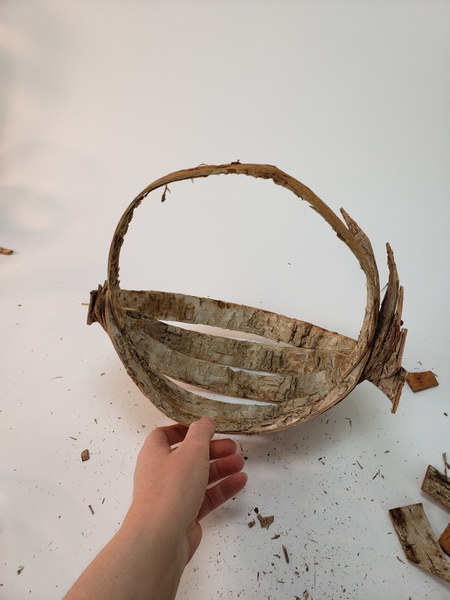 Your basket is now ready to be glued into place