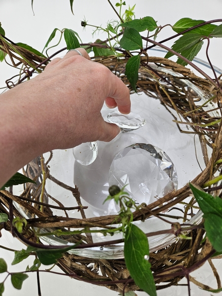 And drop a few crystals in the bottom of the harvest vase