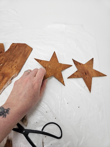 For this design you will need two birch stars