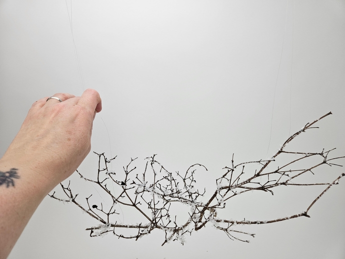 Snowy Twig Christmas Twinkle Swag