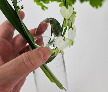 Roll a leaf blade shade shelter for a crystal puddle… frog