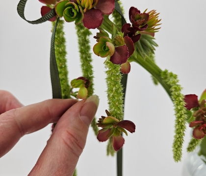 Moss Grosgrain Ribbon