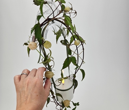 Clear Acrylic Purse Hook Curve a Loop Lantern
